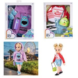 Lot of 2 - Disney ILY 4ever Fashion Packs 18 Inch Dolls - Sulley & Toy Story NEW